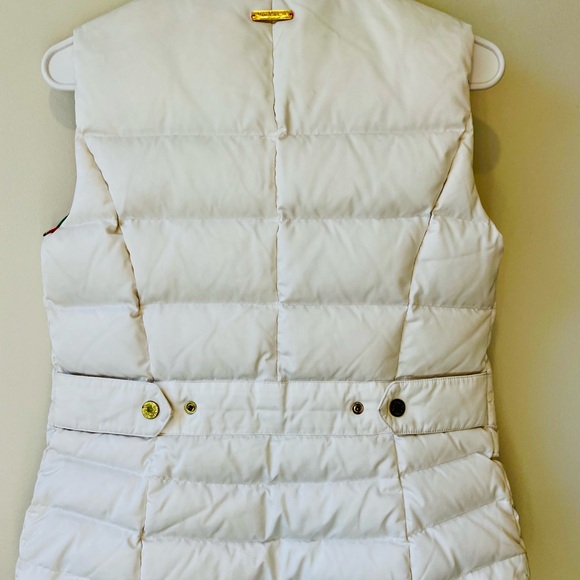 Lilly Pulitzer Isabelle White Puffer Vest, Women’s XS - Picture 2 of 7